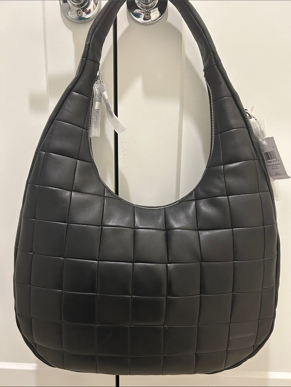 Coach (NWT) Alter/Ego Large Crescent Shoulder Bag in Black